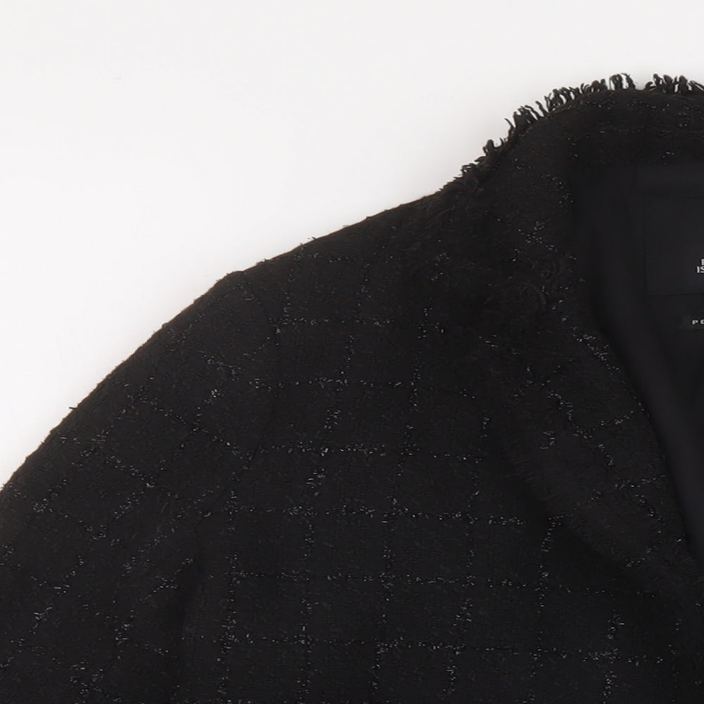 Womens UK Size 10 River Island Black Jacket