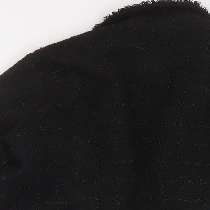 Womens UK Size 10 River Island Black Jacket
