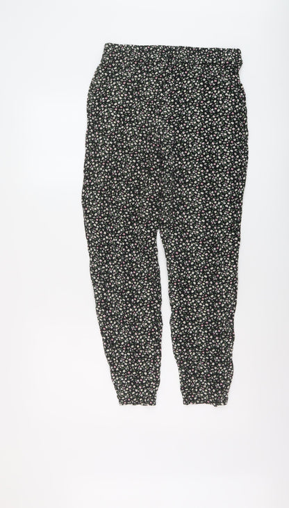 Womens UK Size 10 H&M Regular Fit  Black Trousers