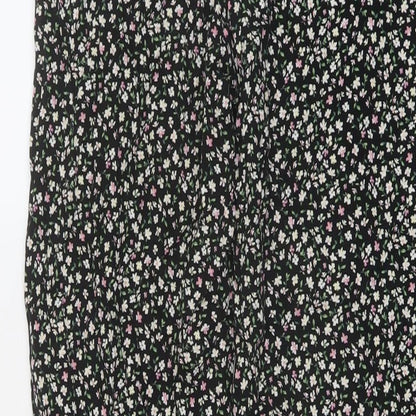 Womens UK Size 10 H&M Regular Fit  Black Trousers