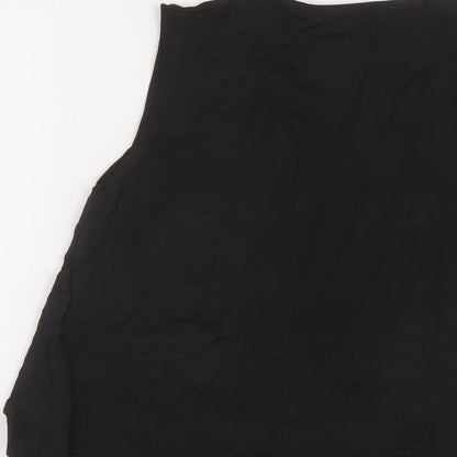 Autograph Womens Black Viscose Basic Tank Size 10 Round Neck