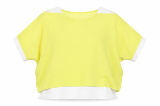 Womens UK Size S Quiz Yellow Basic Blouse