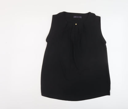 Womens UK Size 10 Marks and Spencer Black Basic Tank