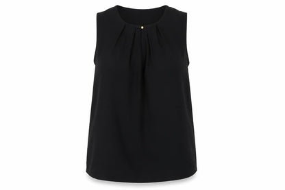 Womens UK Size 10 Marks and Spencer Black Basic Tank