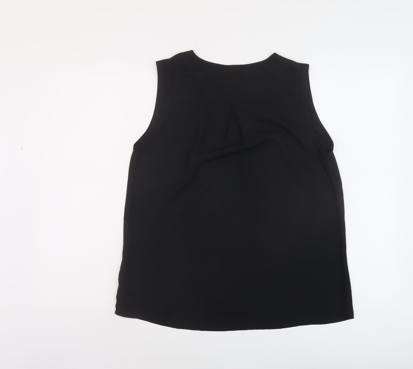 Womens UK Size 10 Marks and Spencer Black Basic Tank