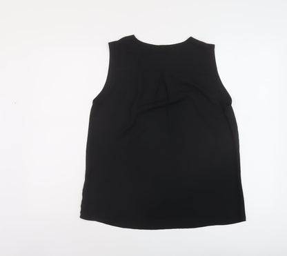 Womens UK Size 10 Marks and Spencer Black Basic Tank