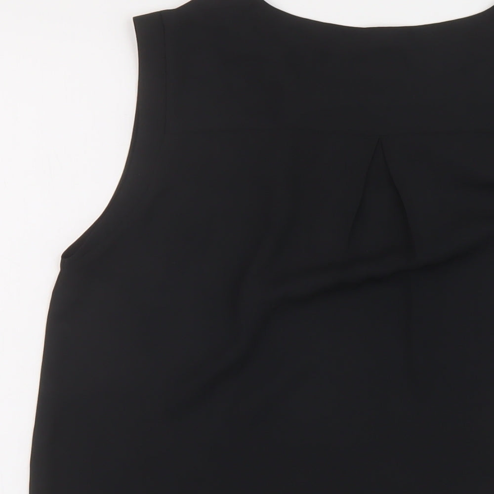 Womens UK Size 10 Marks and Spencer Black Basic Tank