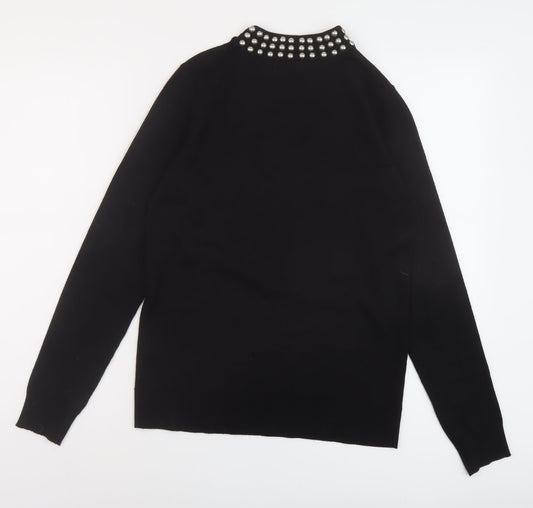Womens UK Size 10 Very Black Pullover Jumper