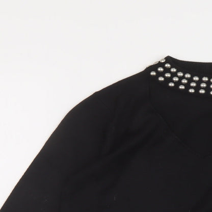 Womens UK Size 10 Very Black Pullover Jumper