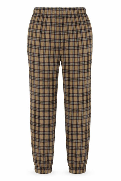 Womens UK Size S Pull&Bear Regular Fit  Brown Trousers