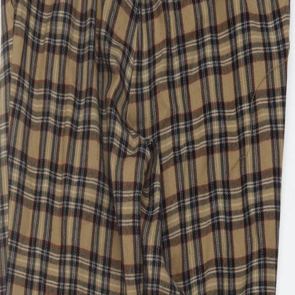 Womens UK Size S Pull&Bear Regular Fit  Brown Trousers