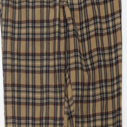 Womens UK Size S Pull&Bear Regular Fit  Brown Trousers