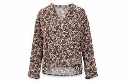 Womens UK Size M Reclaimed Vintage Multicoloured Basic Blouse