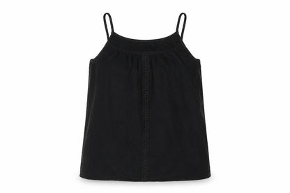 Page One Womens Black Viscose Basic Tank Size 10 Round Neck