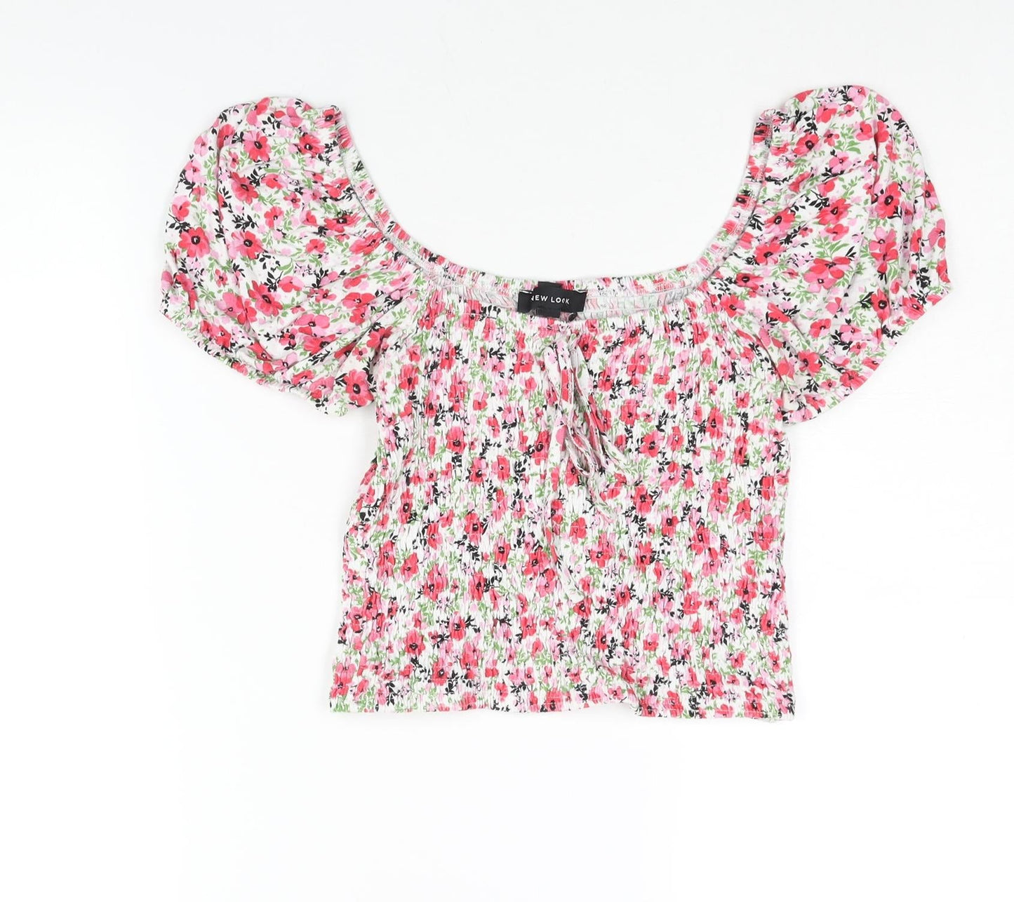 Womens UK Size 16 New Look Multicoloured Basic Blouse