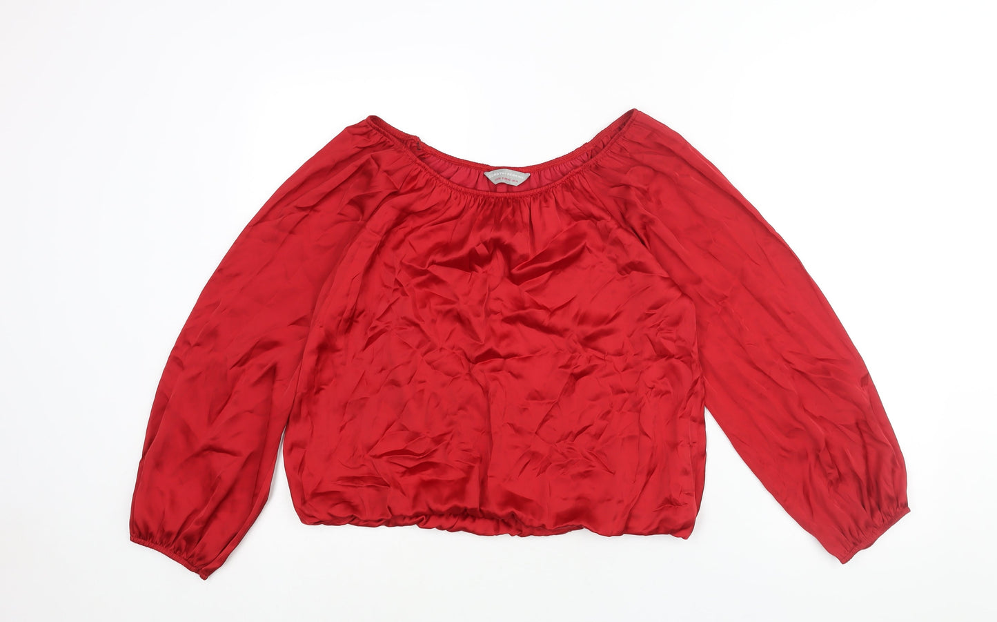 Womens UK Size 14 Dorothy Perkins Red Basic Blouse