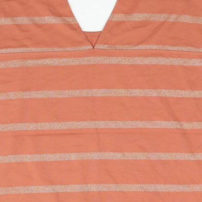 Womens UK Size 14 Per Una Orange Basic Blouse