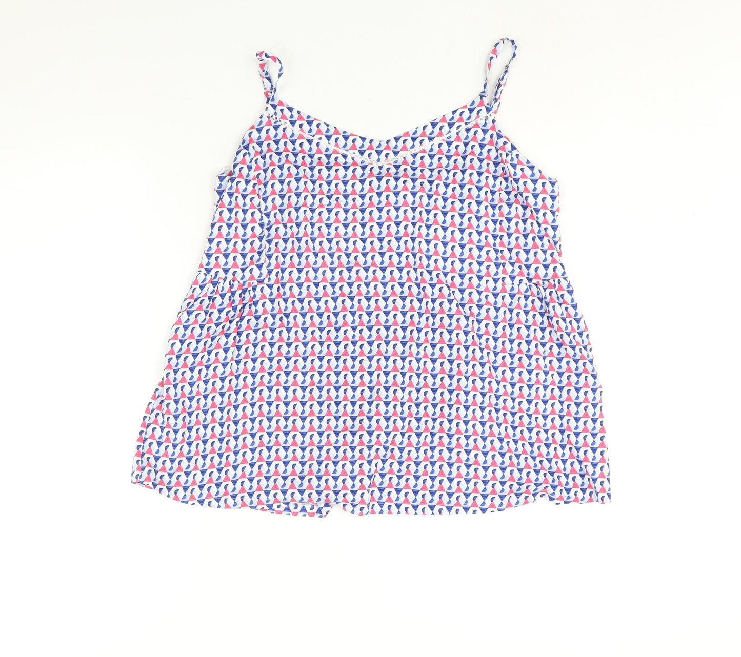 Womens UK Size 14 Marks and Spencer Multicoloured Camisole Blouse