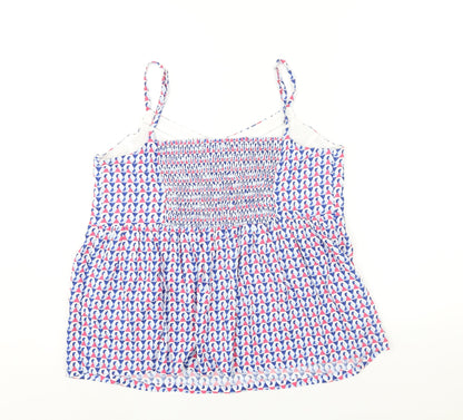 Womens UK Size 14 Marks and Spencer Multicoloured Camisole Blouse