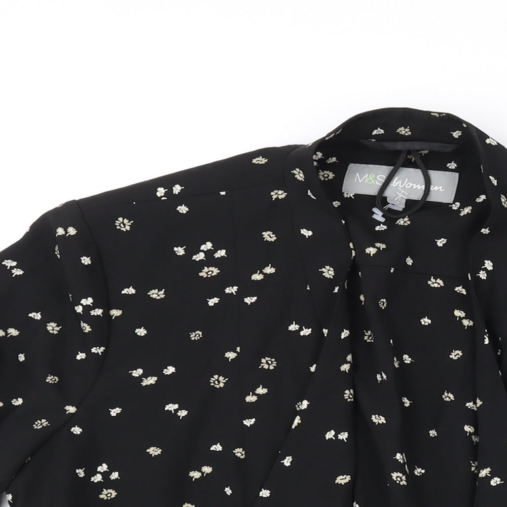 Womens UK Size 12 Marks and Spencer Black Jacket