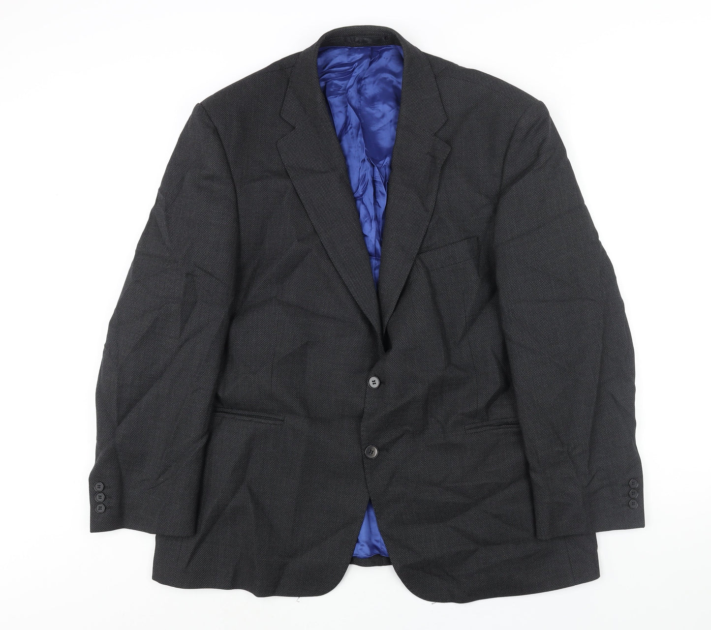 Mens UK Size 46 The Label Regular Black Suit Jacket