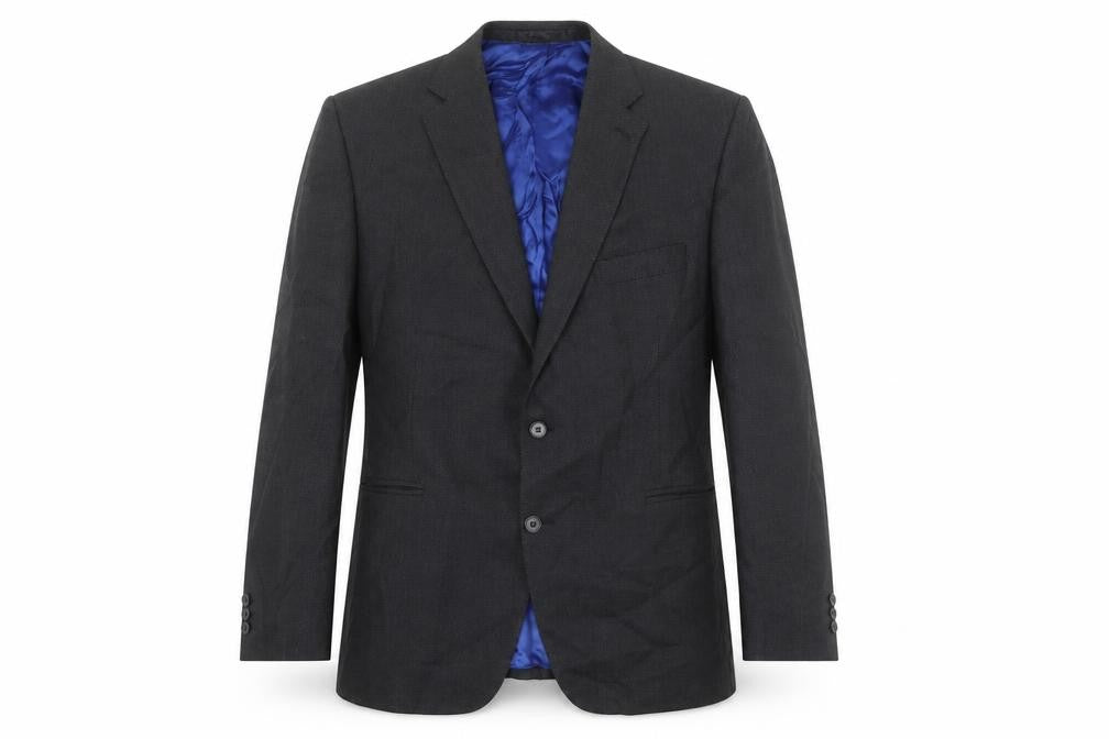 Mens UK Size 46 The Label Regular Black Suit Jacket