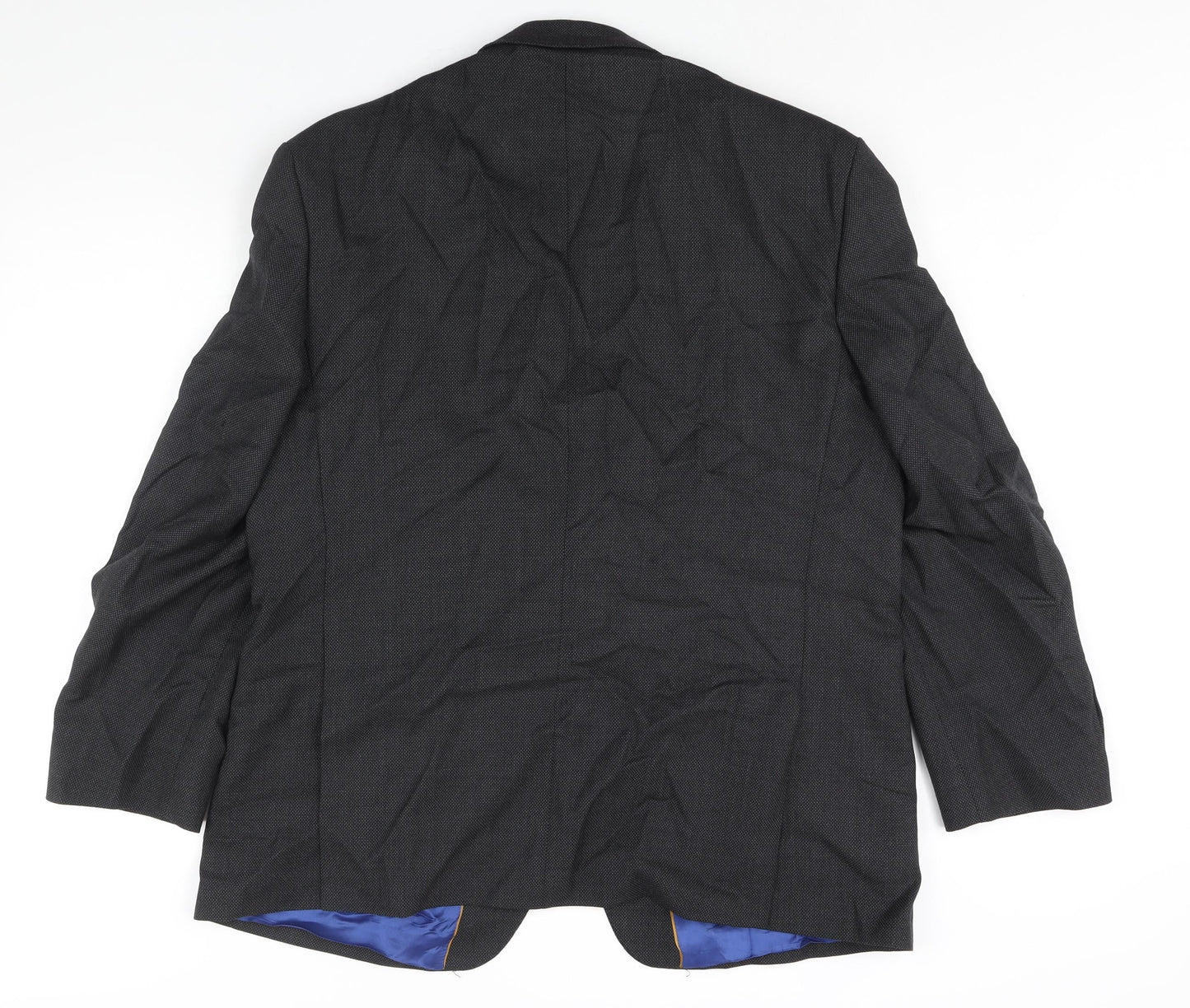 Mens UK Size 46 The Label Regular Black Suit Jacket