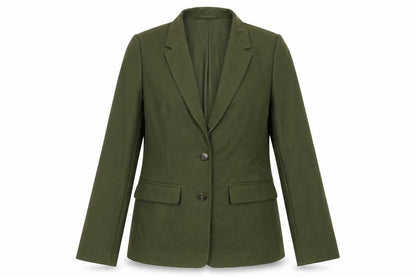 Marks & Spencer Womens Green Jacket Blazer Size 12 Button