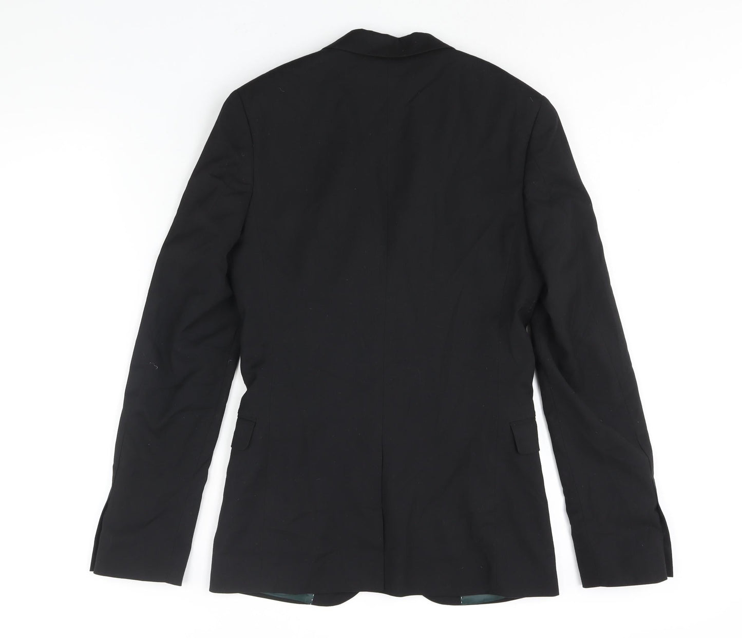 Mens UK Size 34 Topman Regular Black Suit Jacket