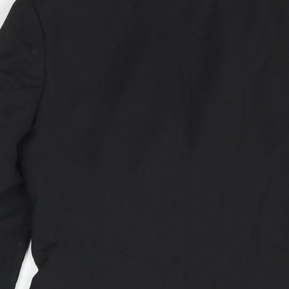 Mens UK Size 34 Topman Regular Black Suit Jacket