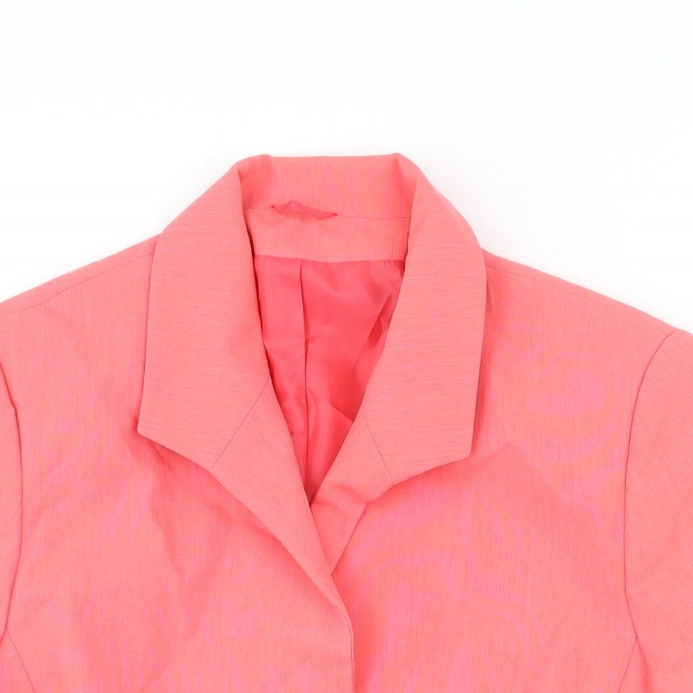 Womens UK Size 16 Berkertex Pink Jacket