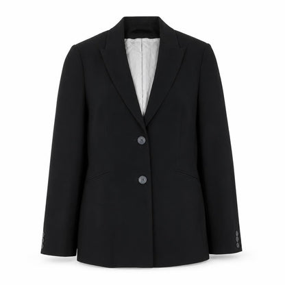 Article Womens Black Polyester Jacket Suit Jacket Size 12