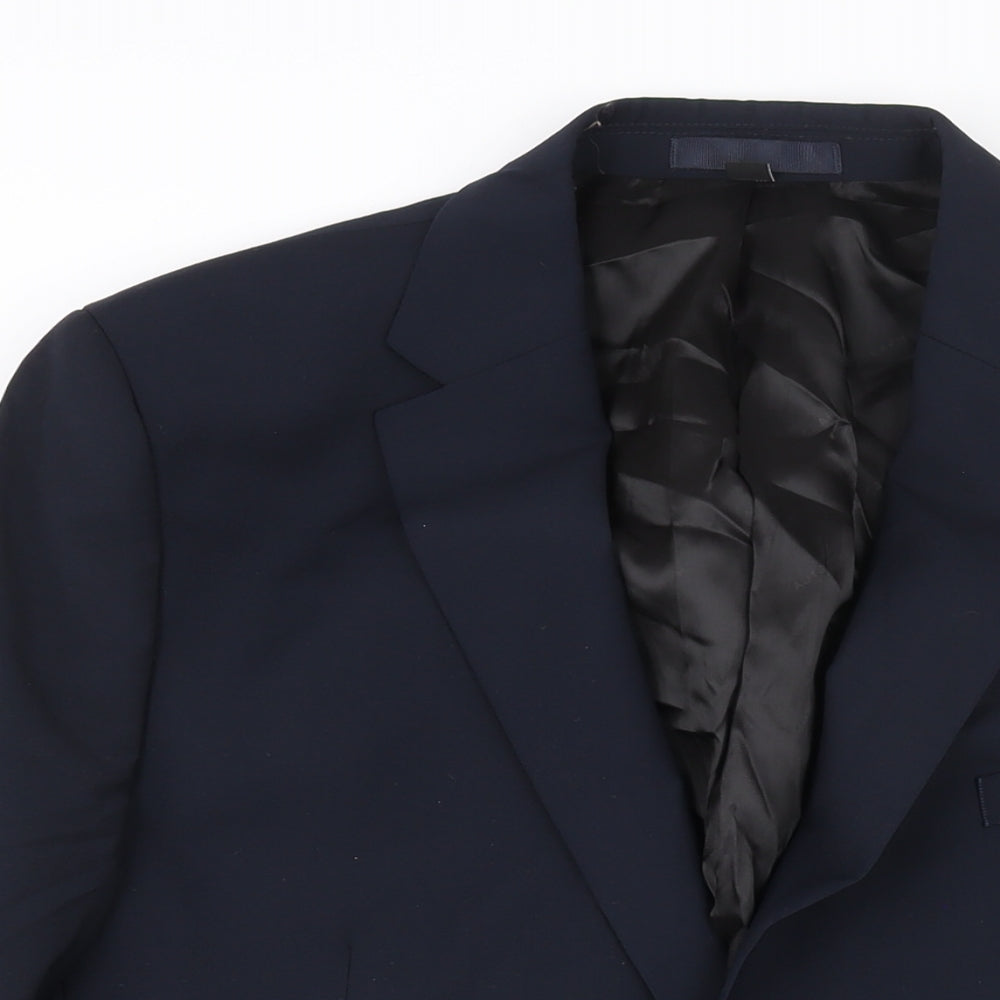 Mens UK Size 44 Marks and Spencer Regular Blue Suit Jacket