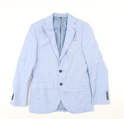 Mens UK Size 34 Marks and Spencer Regular Blue Suit Jacket