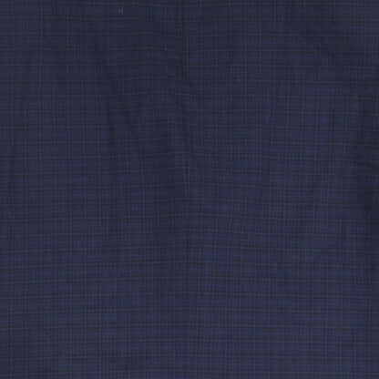 Marks and Spencer Mens Blue Check Polyester Jacket Suit Jacket Size 42 Regular