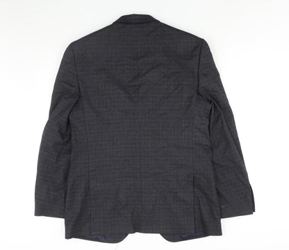 Mens UK Size 42 Marks and Spencer Regular Blue Suit Jacket