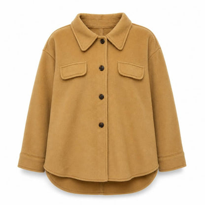 Spreadfashion Womens Brown Jacket Size 2XL Button