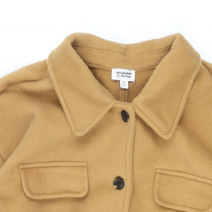 Spreadfashion Womens Brown Jacket Size 2XL Button