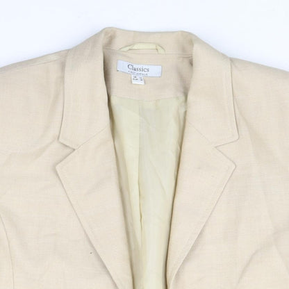 Womens UK Size 12 First Avenue Beige Jacket