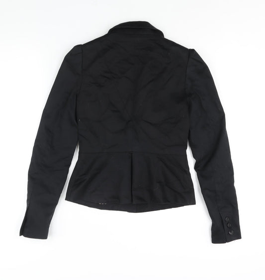 Womens UK Size 6 H&M Black Jacket