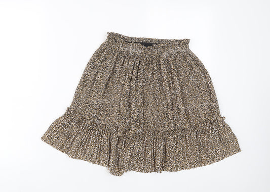Womens UK Size 6 Topshop A-Line Chiffon Skirt