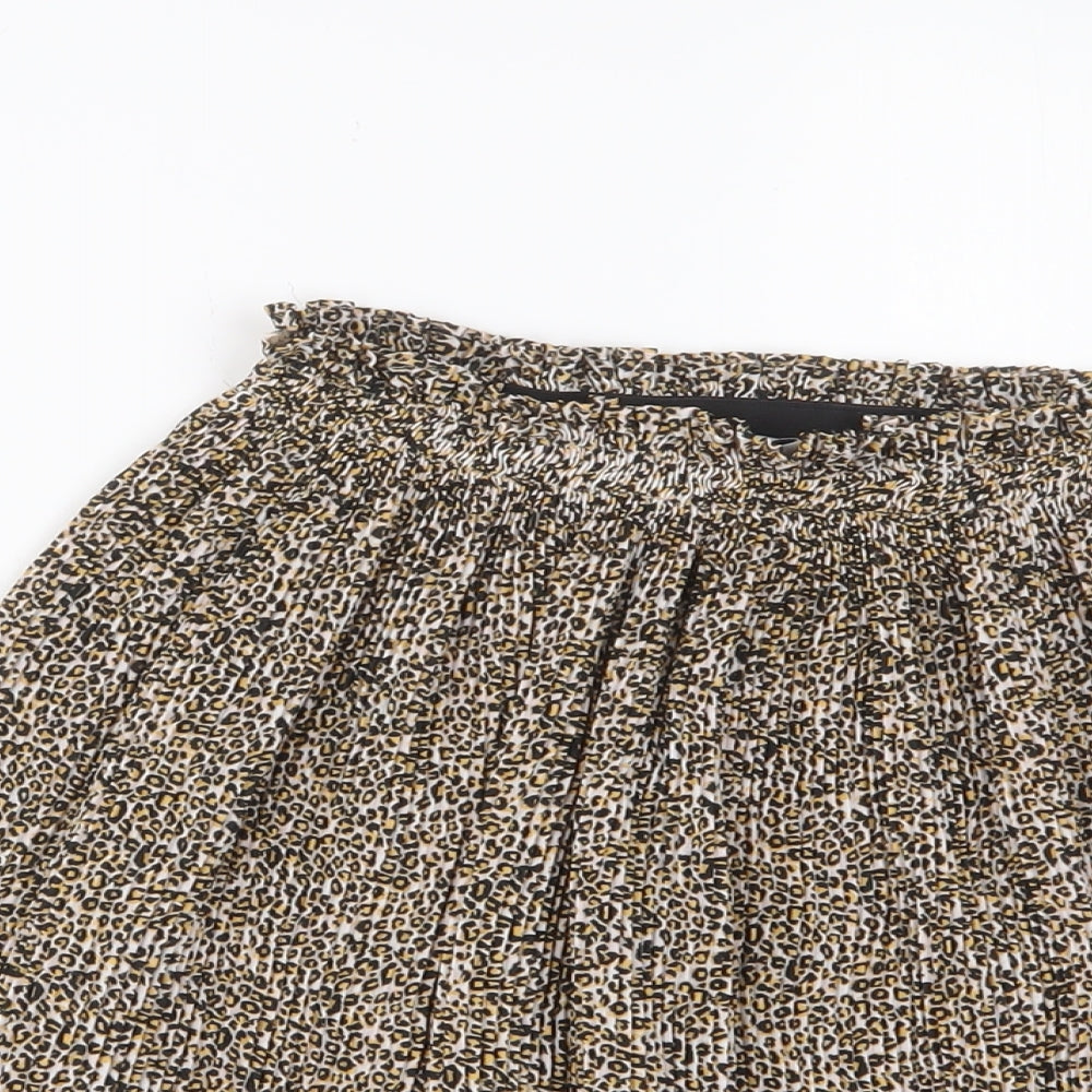 Womens UK Size 6 Topshop A-Line Chiffon Skirt