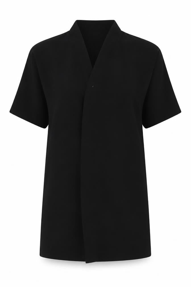Womens UK Size 8 Dorothy Perkins Black Kimono Blouse
