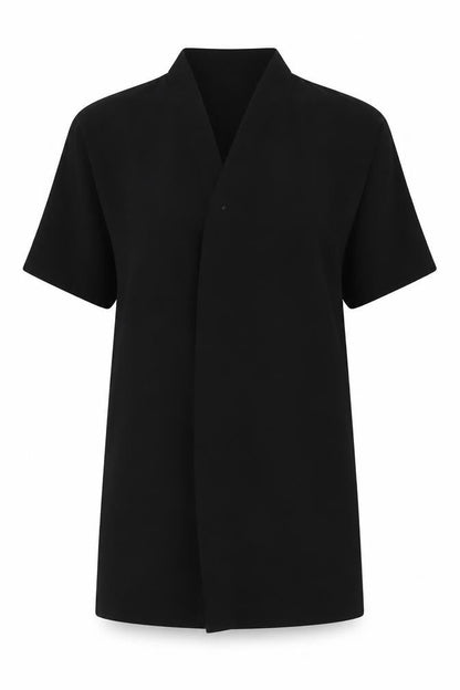 Womens UK Size 8 Dorothy Perkins Black Kimono Blouse