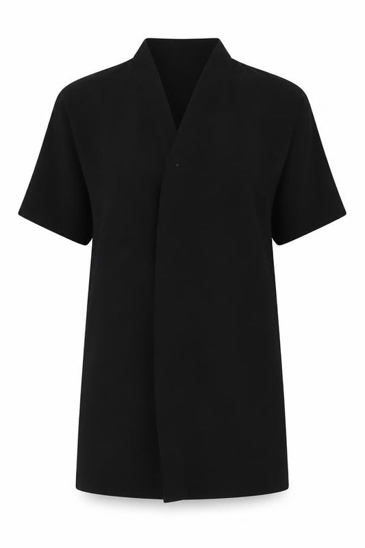 Womens UK Size 8 Dorothy Perkins Black Kimono Blouse