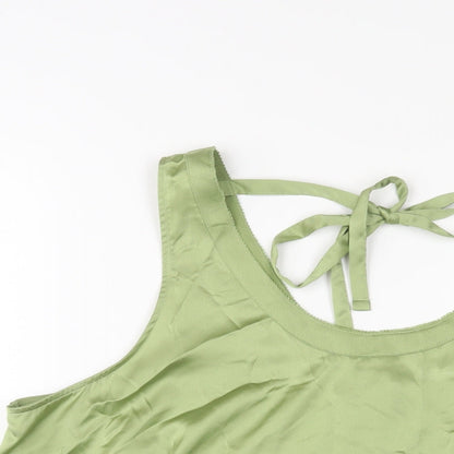 Womens UK Size 24 Marks and Spencer Green Basic Tank