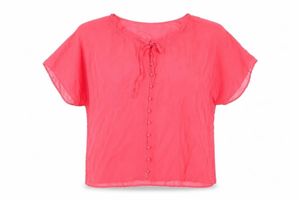 Womens UK Size 10 Monsoon Pink Basic T-Shirt
