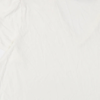 Womens UK Size 18 Marks and Spencer White Basic T-Shirt