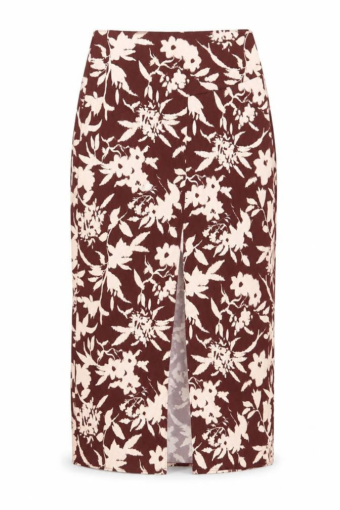 Womens UK Size S Zara A-Line Satin Skirt