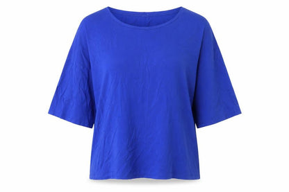 Womens UK Size 18 Finery Blue Basic T-Shirt